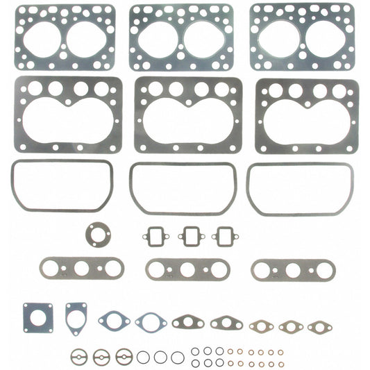 Fel-Pro HS 7468 B-2 engine cylinder head gasket set showing multiple gaskets and sealing components.
