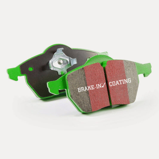 EBC Greenstuff front brake pads for Hyundai Accent 1.6, performance brake pads for enhanced stopping power and durability.