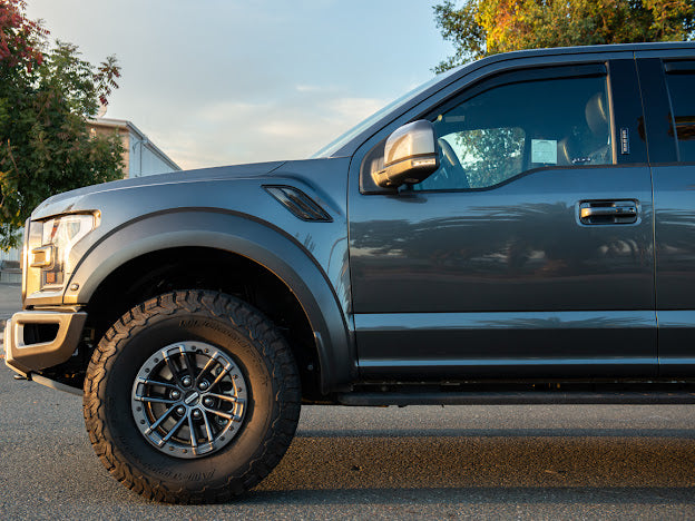 2017-2021 FORD F-150 RAPTOR | STREET SERIES PACKAGE CARBON FIBER SIDE FENDER VENTS REPLACEMENT