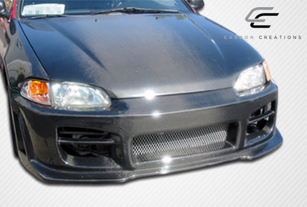 1992-1995 Honda Civic 2DR / HB Carbon Creations Dritech OEM Look Hood - 1 Piece