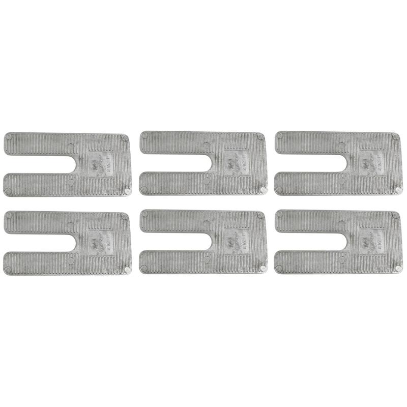 Moog 5-inch long wedge caster change suspension alignment kit with 1-degree angle for vehicle wheel alignment adjustment.