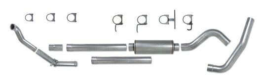 Diamond Eye Performance 4-inch turbo back catback exhaust system for 94-97 Ford F250/F350 7.3L PowerStroke with carbon equivalent standards