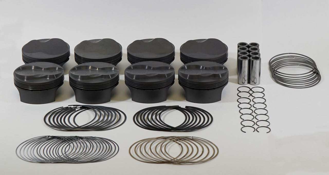 MAHLE PERFORMANCE LS7 POWERPAK PISTONS - 4.130" BORE - 4.000" STROKE - 6.125" ROD - 5.6CC DOME - 930229735