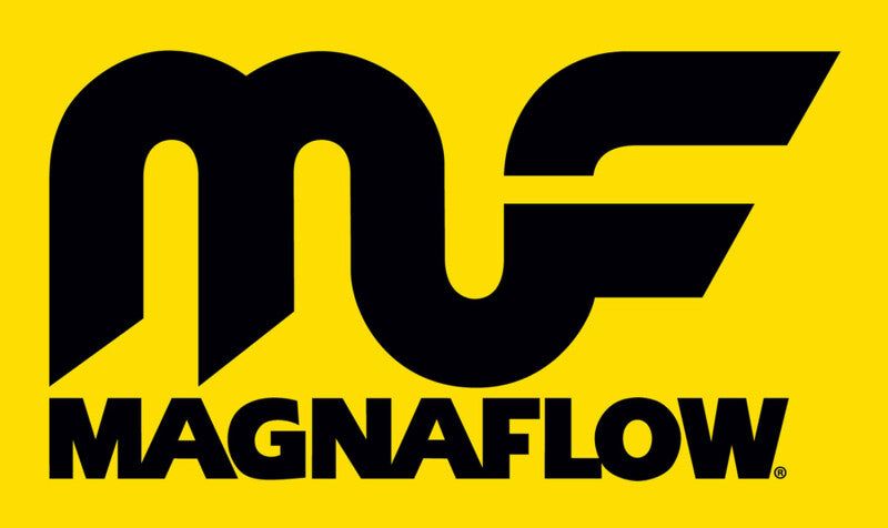 MagnaFlow universal catalytic converter with 2-inch inlet and outlet, 11-inch length, made of stainless steel.