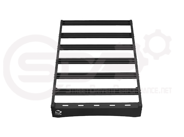 2016-2023 Toyota Tacoma | Extreme Off-Road Version 2 Carbon Steel Black Top Roof Rack Cargo Luggage Carrier