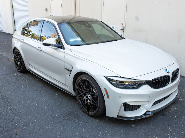 2014-2018 BMW F80 M3 | M-Performance Extended CARBON FIBER Side Skirts Extension Rocker Panel Ground Effects