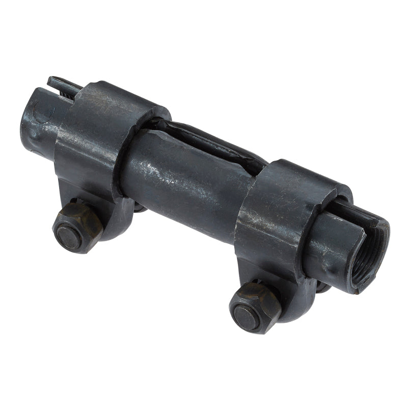 Moog Dodge Ram 1500 tie rod assembly with pitman arm and left adjusting sleeve, vehicle steering component for 1994-2001 model.