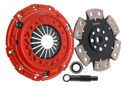 Action Clutch Stage 4 clutch kit for 2004-2005 BMW 325Xi 2.5L, includes clutch disc, pressure plate, and components.