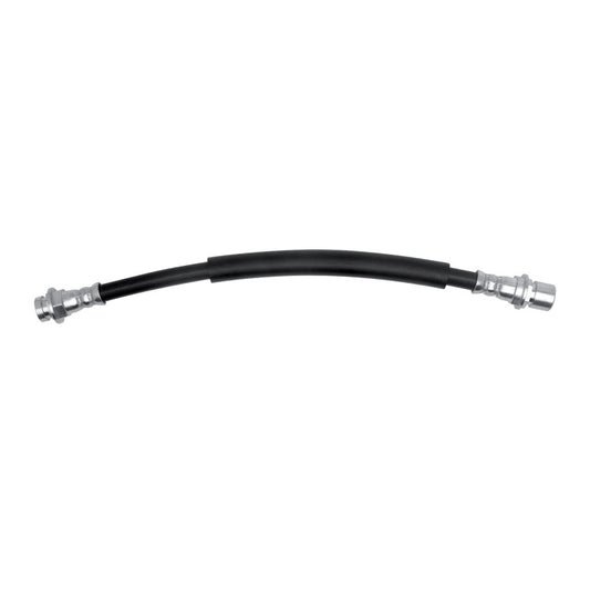 DFC Cadillac DeVille rear brake hose from the brake line kit, showing the flexible rubber and metal fittings.