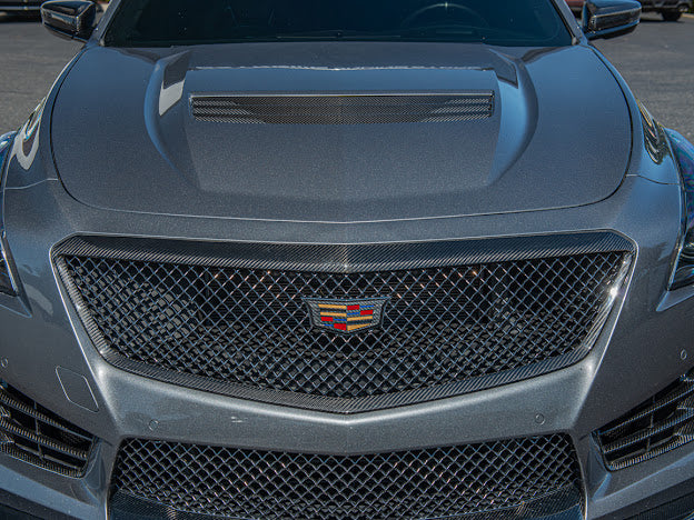 2016-2019 CADILLAC CTS-V V3 - CADILLAC CTS-V CARBON FIBER FRONT GRILLE TRIM MOLDING REPLACEMENT