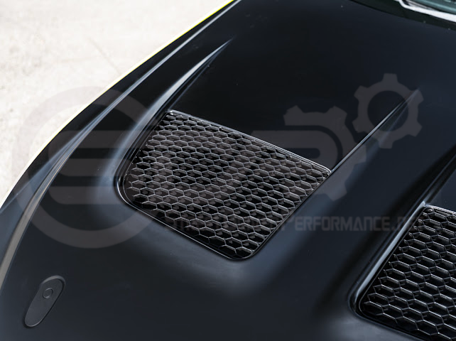 2018-2023 FORD MUSTANG S550 | GTD STYLE ALUMINUM FRONT AIR VENTED HOOD