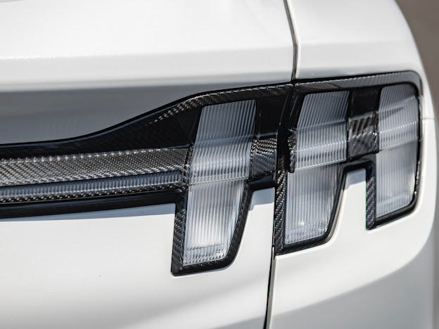 2021-UP MUSTANG MACH-E | CARBON FIBER REAR TAIL LIGHT BEZEL COVER