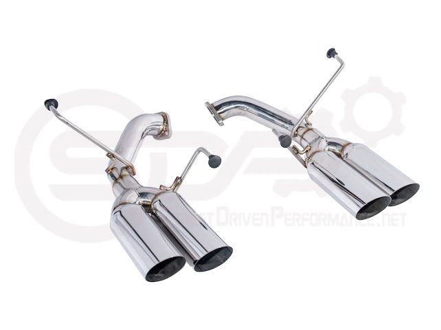 2022-PRESENT SUBARU WRX | MUFFLER DELETE BOSO AXLE BACK EXHAUST (CHROME OR BURNT BLUE TIPS)
