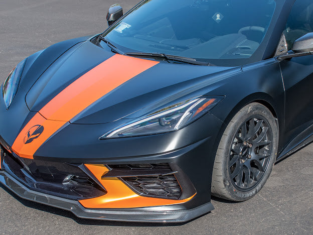 2020+ C8 Chevrolet Corvette Stingray & Z51 | "Z51 Style" 3-Piece Front Splitter / Lip Ground Effects