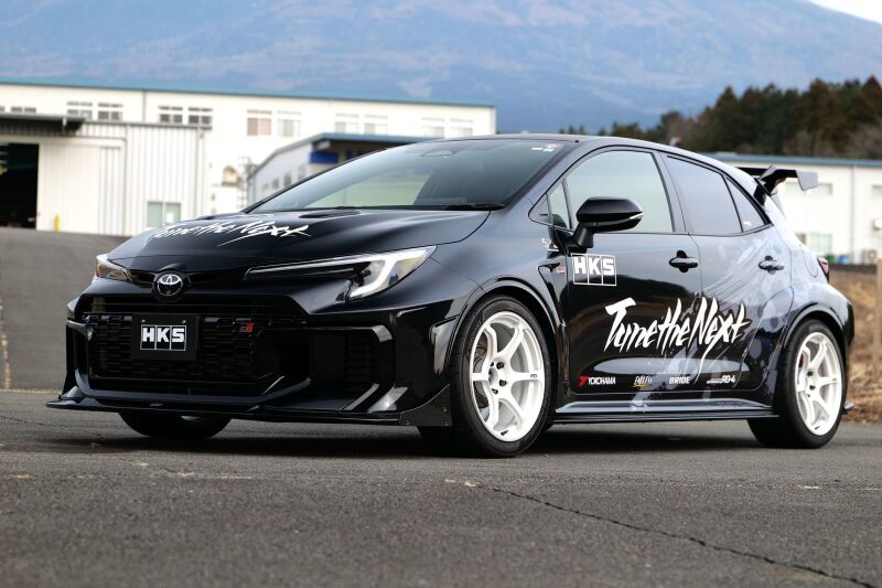 HKS Type-S body kit front spoiler for Toyota GR Corolla GZEA14H Gen2, aerodynamic car styling component.