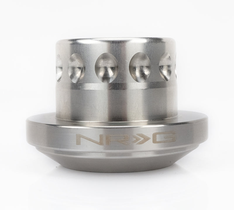 NRG stainless steel short spline adapter for marine steering wheel hubs, 3/4 keyway tapered shaft for boat steering systems