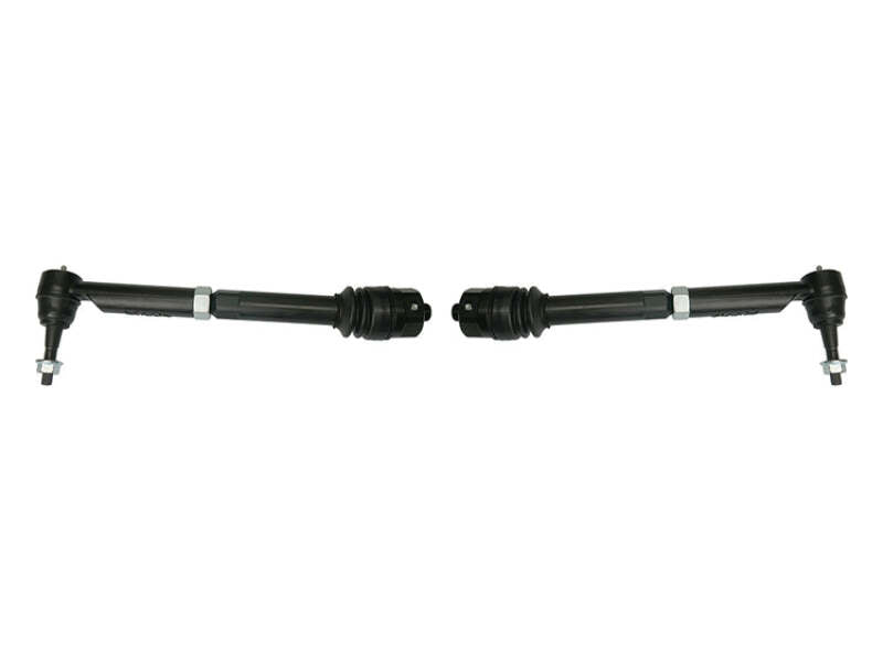 ICON 11-26 GM 2500/3500 HD XD tie rod kit with sturdy metal components for heavy-duty truck steering adjustments.