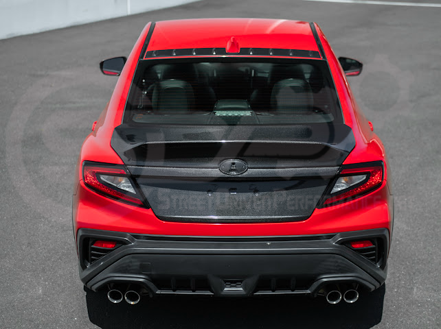 2022-Up Subaru WRX | JDM Style Carbon Fiber Rear Trunk w/ Integrated Spoiler Wing