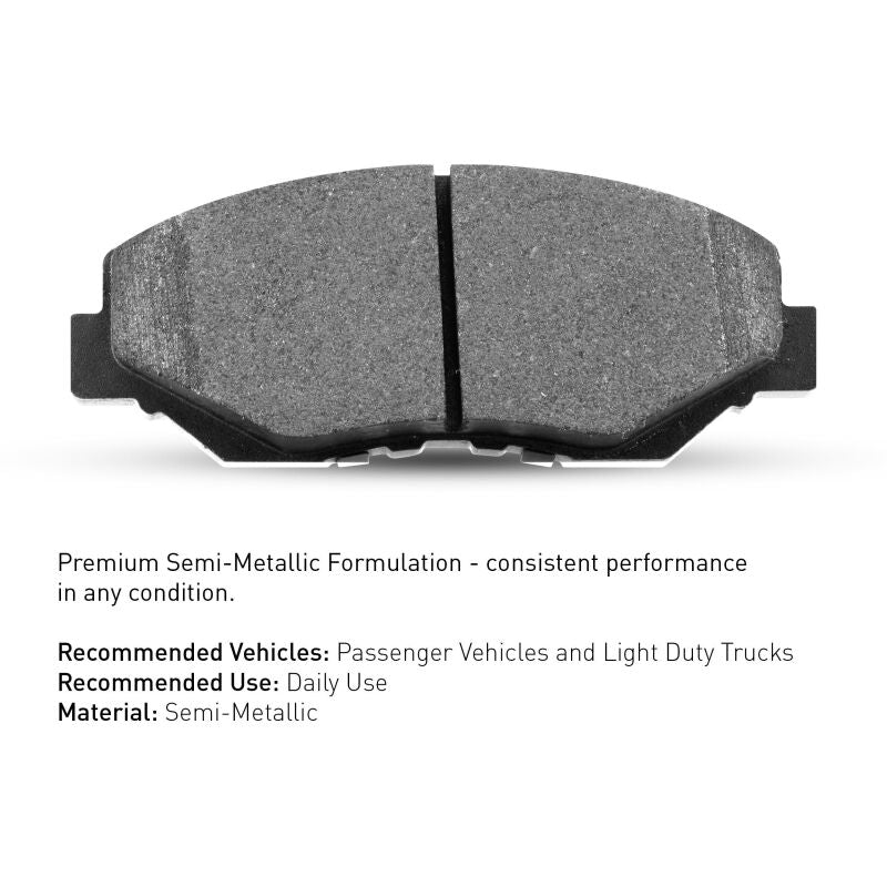 R1 88-04 Toyota Tacoma Front Semi Met Brake Pads