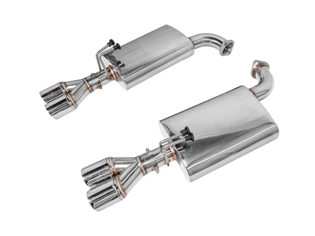 2008-2009 PONTIAC G8 STAINLESS STEEL MUFFLER QUAD TIPS AXLE BACK EXHAUST