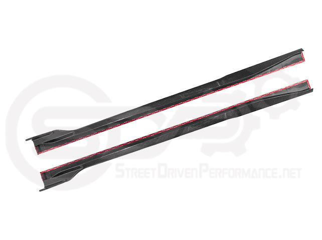 2024-Up Ford Mustang S650 | SDP Performance CARBON FIBER Side Skirts Extension Rocker Panels Ground Effects