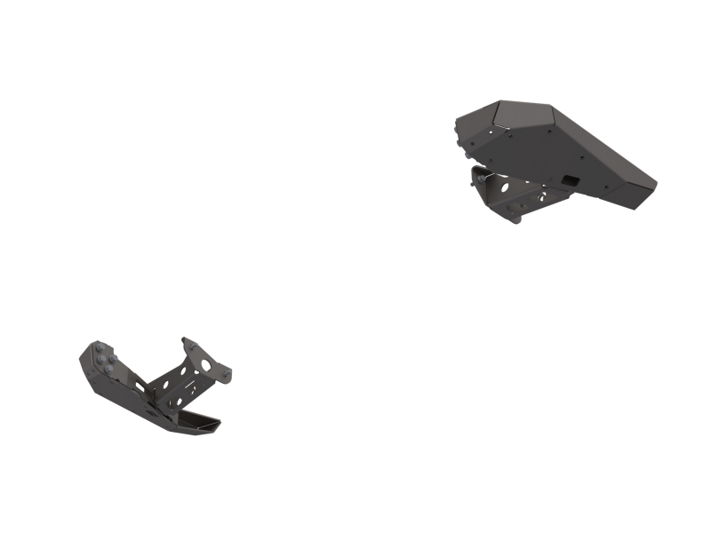 Steel rear bumper corner pods for Jeep Wrangler Gladiator, high clearance design by Artec Industries.