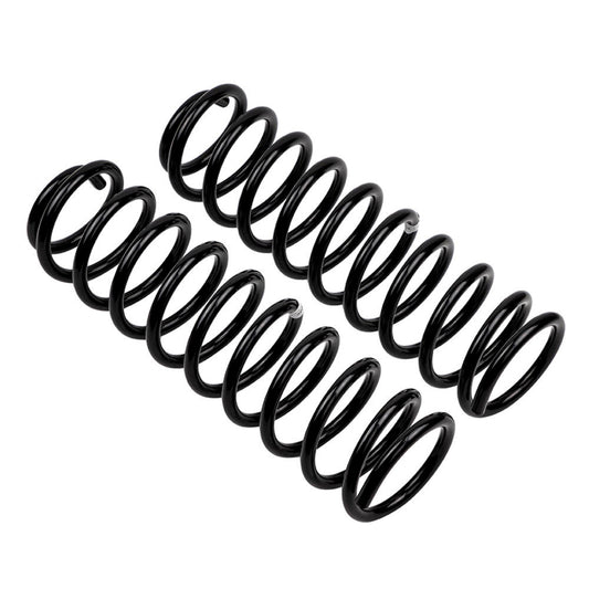 Old Man Emu ARB Jeep Wrangler JL coilover springs set with front 2-inch lift, durable coil springs for off-road performance.