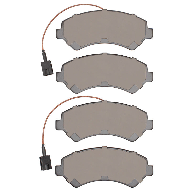R1 Concepts R1 14-22 Ram Promaster 3500 front super duty performance brake pads installed on vehicle.