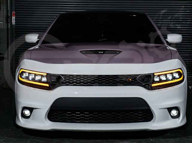 2015-2023 Dodge Charger|  SDP Performance LED DRL Sequential Signal Projector Headlights (Pair)