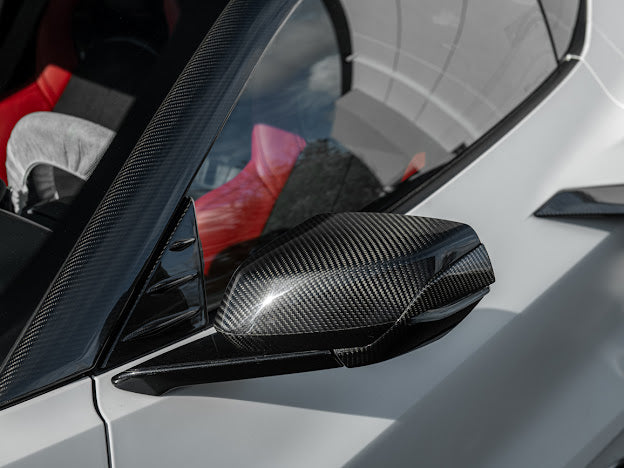 2020+ CORVETTE C8 | CARBON FIBER REPLACEMENT MIRROR COVERS PAIR