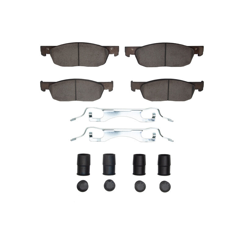 R1 Concepts Acura MDX R1 22-25 front ceramic brake pads and hardware kit, OE style, for reliable vehicle braking system performance.