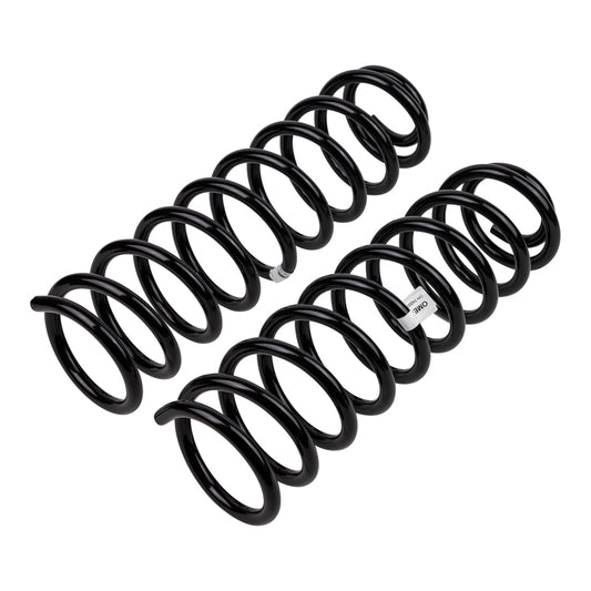 Front coilover spring for Jeep XJ by Old Man Emu, ARB / OME coil spring, showcasing the heavy-duty coil spring for suspension upgrade.