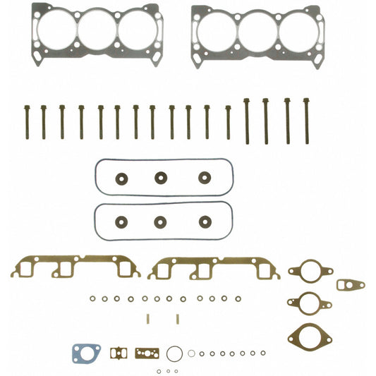 Fel-Pro Oldsmobile Delta 88 PermaTorque engine cylinder head gasket set with multiple gaskets and sealing components.