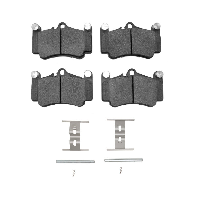 R1 Concepts Porsche 911 front ceramic brake pads and hardware kit, OE quality, for reliable stopping power and brake performance.