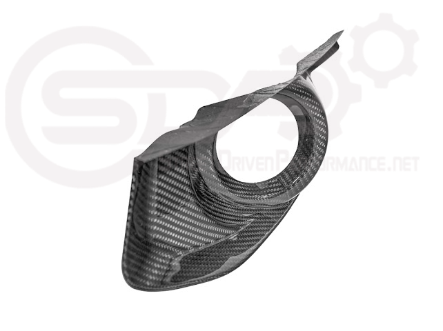 2015-2023 FORD MUSTANG S550 | CARBON FIBER FRONT BUMPER FOG LIGHT BEZEL COVER PAIR