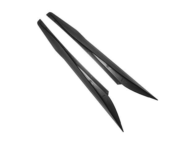 2020+ CHEVROLET CORVETTE C8 | GM FACTORY STYLE MATTE BLACK SIDE SKIRTS PAIR