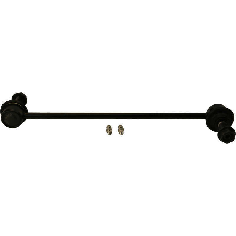 Moog Buick LaCrosse front stabilizer bar link kit with sway bar endlinks for 2012-2016 model, visible metal components.