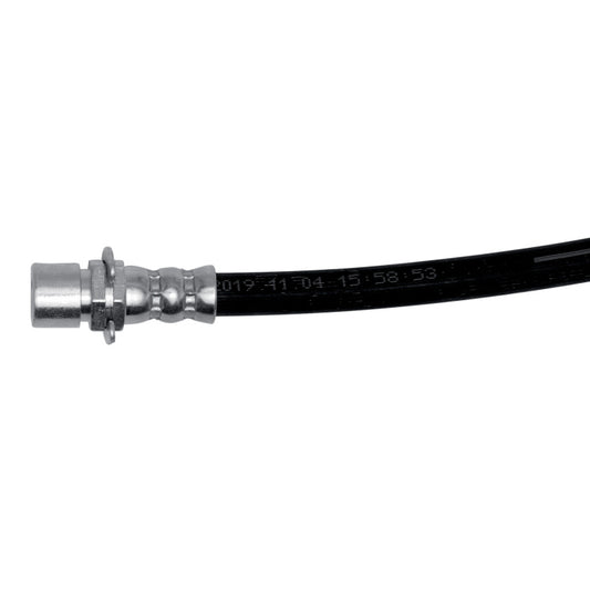 DFC rear right brake hose for Cadillac CTS 2008-2014, part of brake line kit, shown in close-up image.