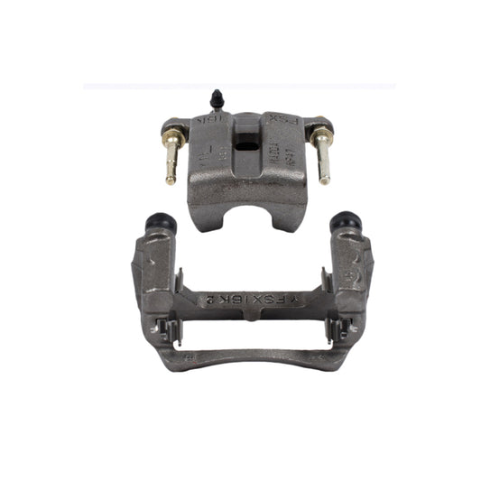 PowerStop OE front left brake caliper with bracket for Mazda MX-5 Miata 2006-2015, designed for reliable stopping performance.