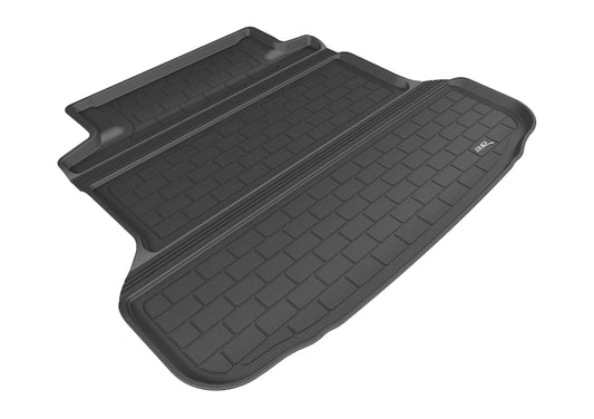 Black 3D MAXpider cargo liner for Chrysler 200 2015-2017, made of durable rubber, designed to protect the trunk area.
