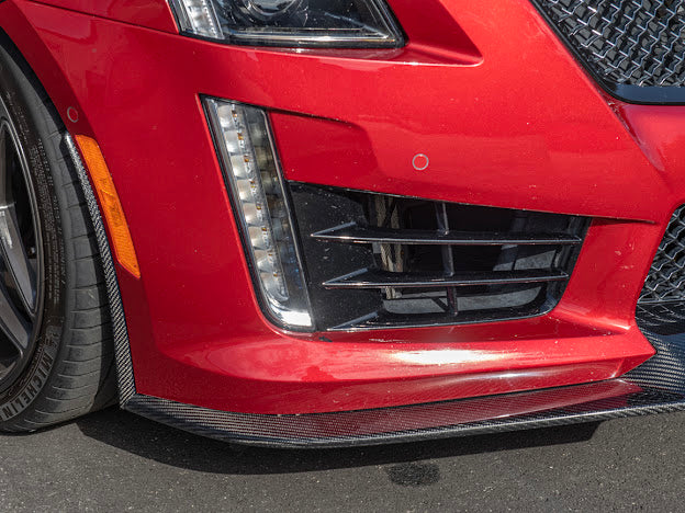 2016+ Cadillac CTS-V V3 - Front Lip Splitter Ground Effects