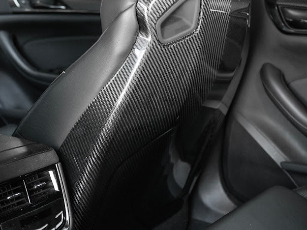 2016+ CADILLAC CTS-V3  | RECARO CARBON FIBER SEAT REAR PANEL COVER REPLACEMENT (DRIVER AND PASSENGER)