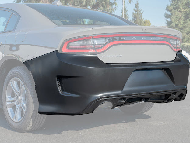 2015-UP DODGE CHARGER SRT HELLCAT CONVERSION REAR BUMPER COVER
