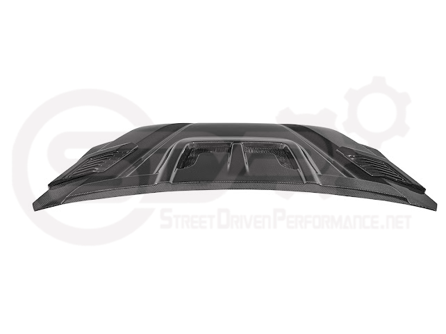 2022-UP TOYOTA TUNDRA | SDP CARBON FIBER FRONT VENTED HOOD WITH SIDE VENTS