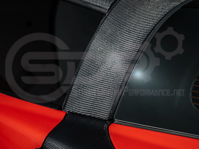 2005-2013 C6 Corvette - Carbon Fiber B-Pillar / Halo Cover
