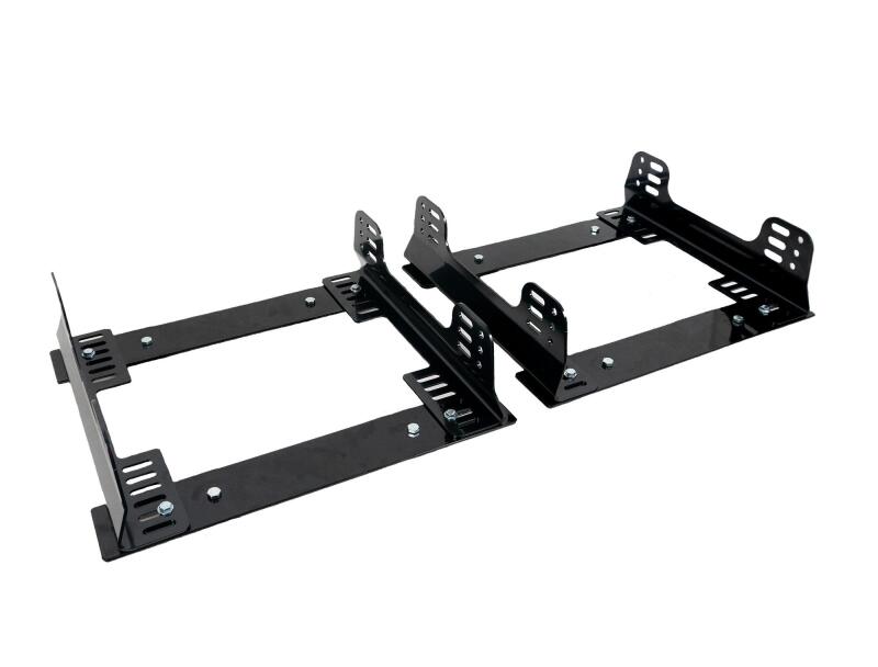 Pair of PRP Seats composite seat mount adapters for Polaris RZR PRO XP, PRO R, Turbo R, showcasing sturdy seat bracket frames.