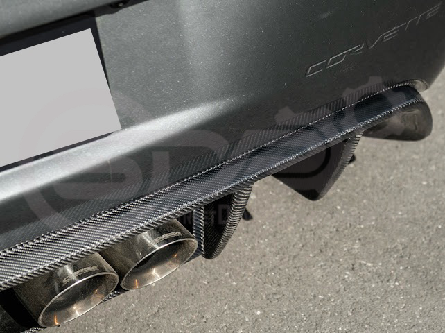 2005-2013 CORVETTE C6 | AGGRESSIVE STYLE REAR BUMPER DIFFUSER