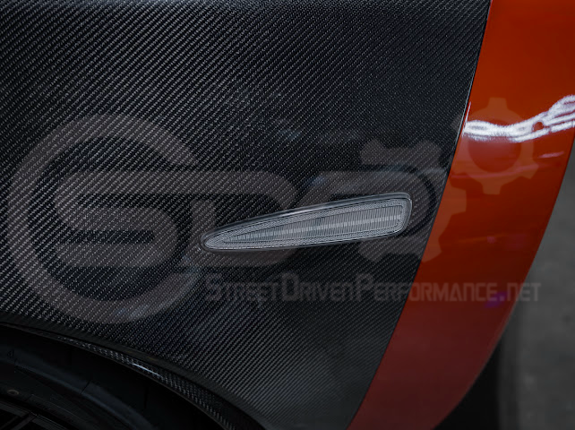 2005-2013 Chevrolet Corvette C6 | Amber Light LED Side Fender Markers Pair (Front and / or Rear) {Clear, Amber, Red, or Smoke Lenses}