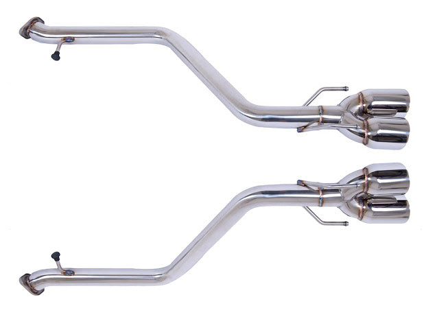 2017-2020 LEXUS IS200T IS300 IS350 MUFFLER DELETE AXLE BACK QUAD TIPS EXHAUST