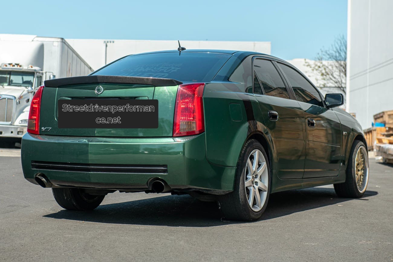 2003-2008 Cadillac CTS-V, V1 | SDP Performance Style CARBON FIBER Wickerbill Spoiler Wing
